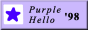 Purple Hello.