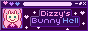 Button for my website, Dizzy's Bunny Hell.